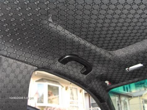 gucci fabric for car interior